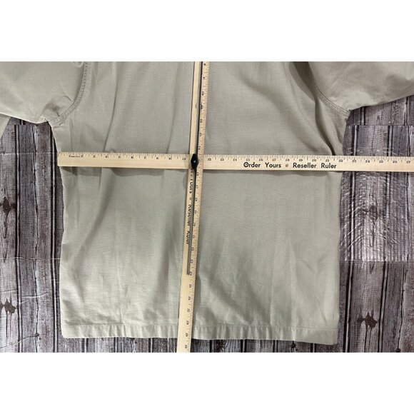 Wallace & Barnes Military Shirt Jacket size Large color ivory - Picture 5 of 6